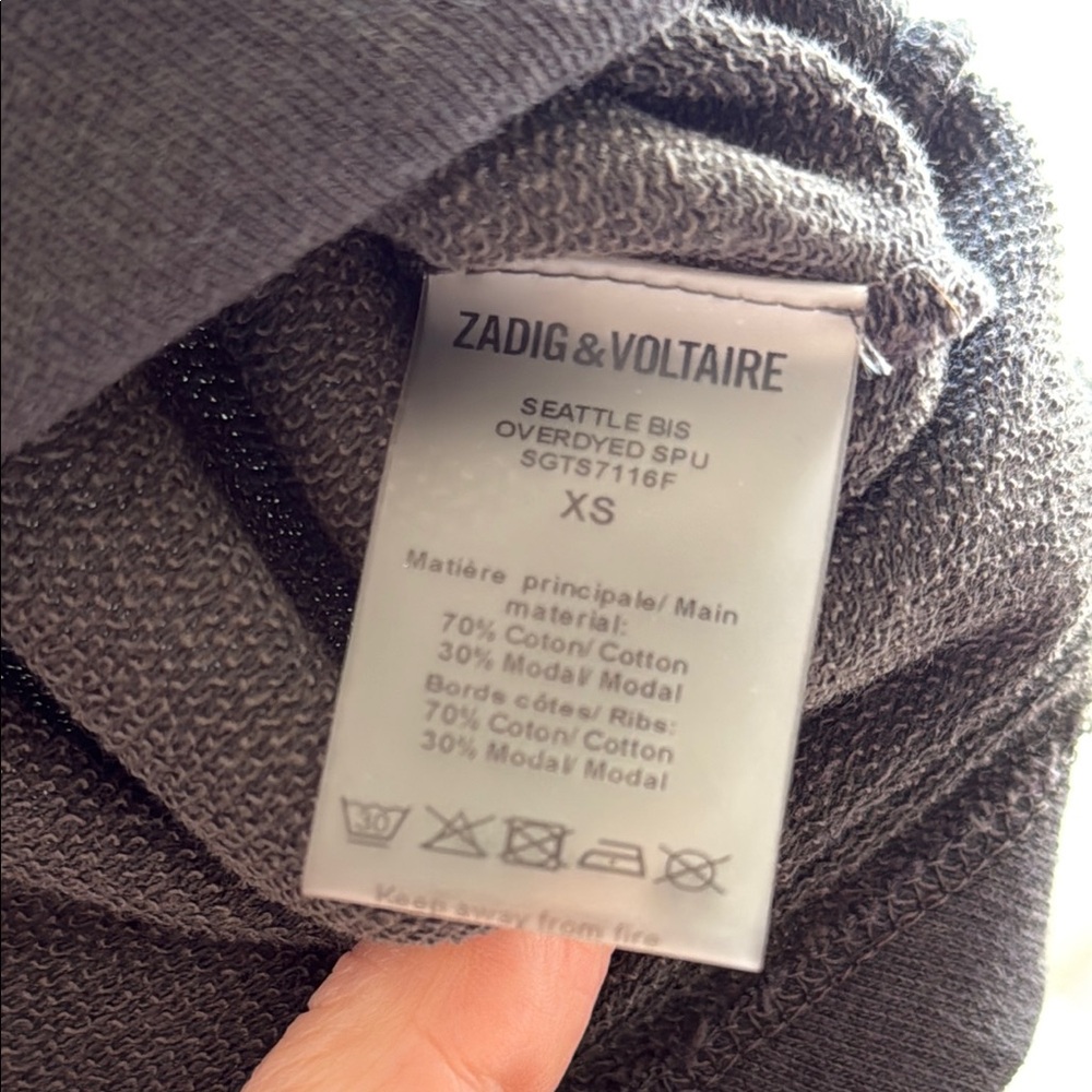 Zadig & Voltaire Seattle 'Fight 4 Love' Top - XS - Picture 6 of 8